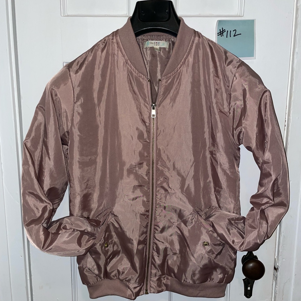 Vintage Love Fire Flight Jacket Medium